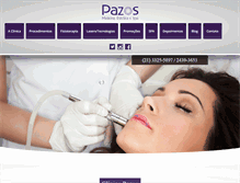 Tablet Screenshot of clinicapazos.com.br